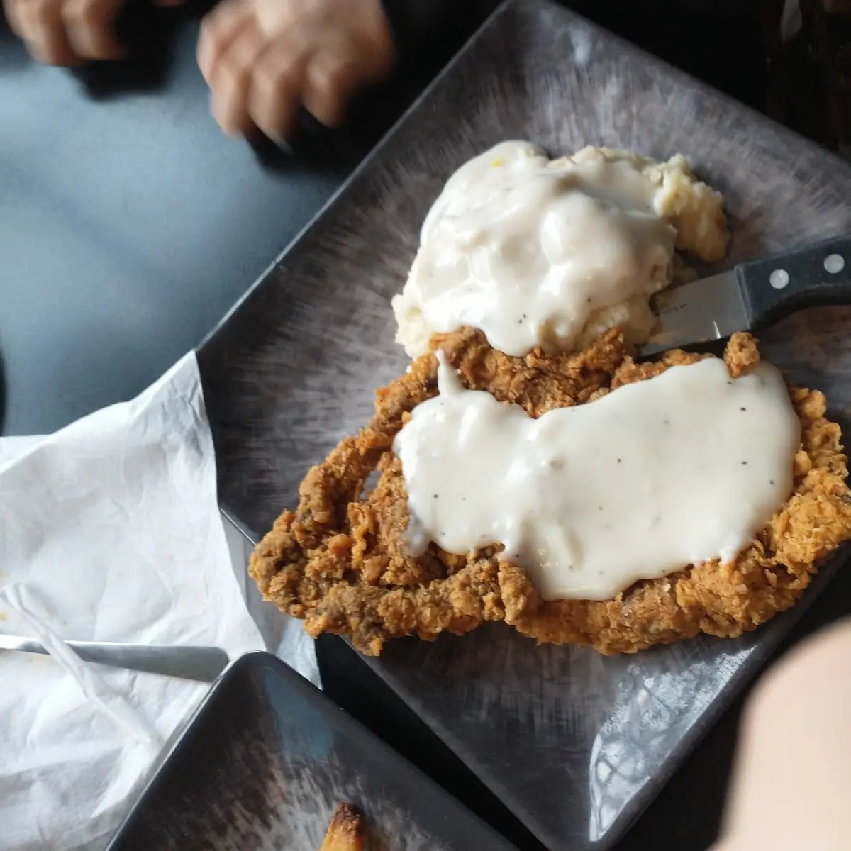 Country Fried Steak with Mashed Potatoes
