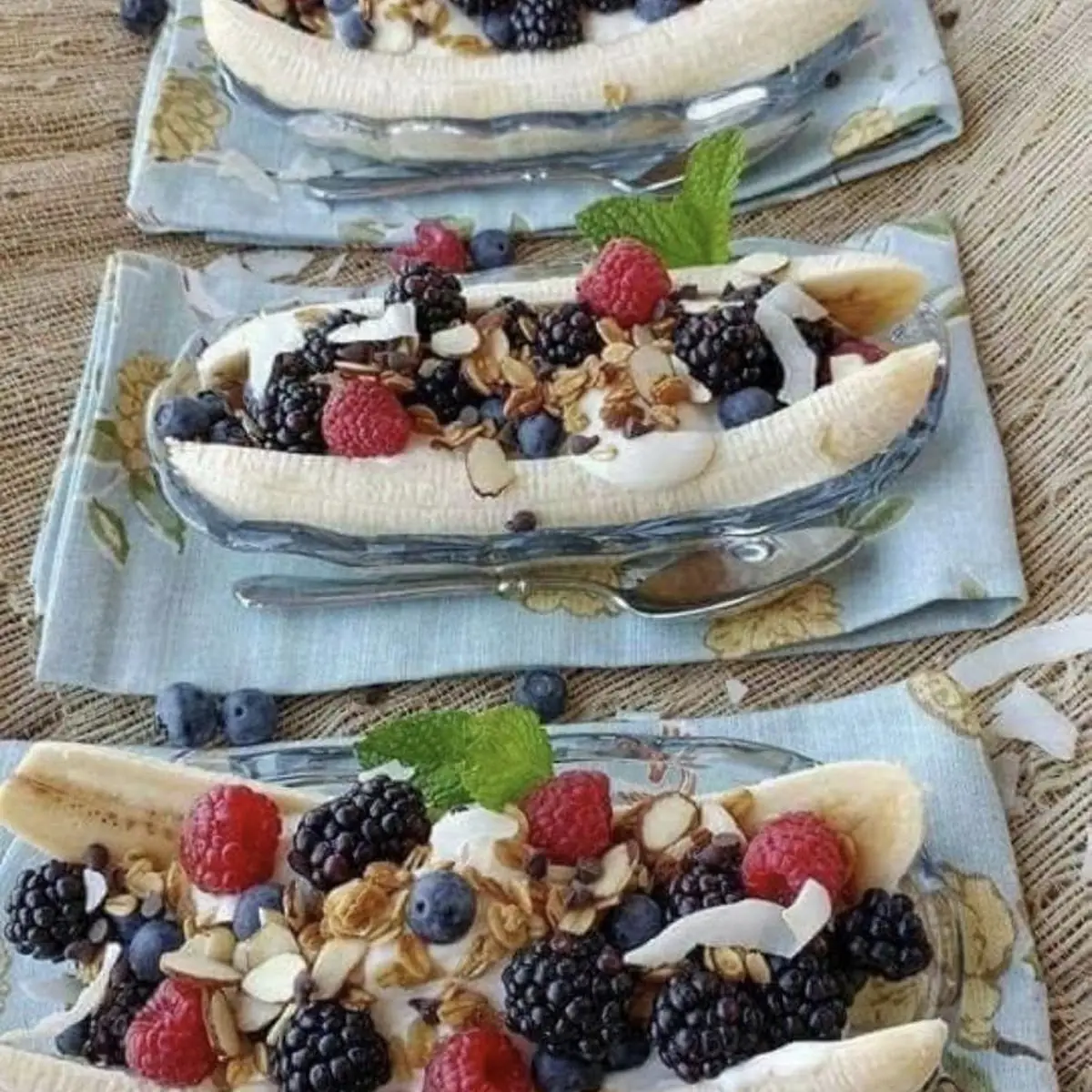 Breakfast Banana Split