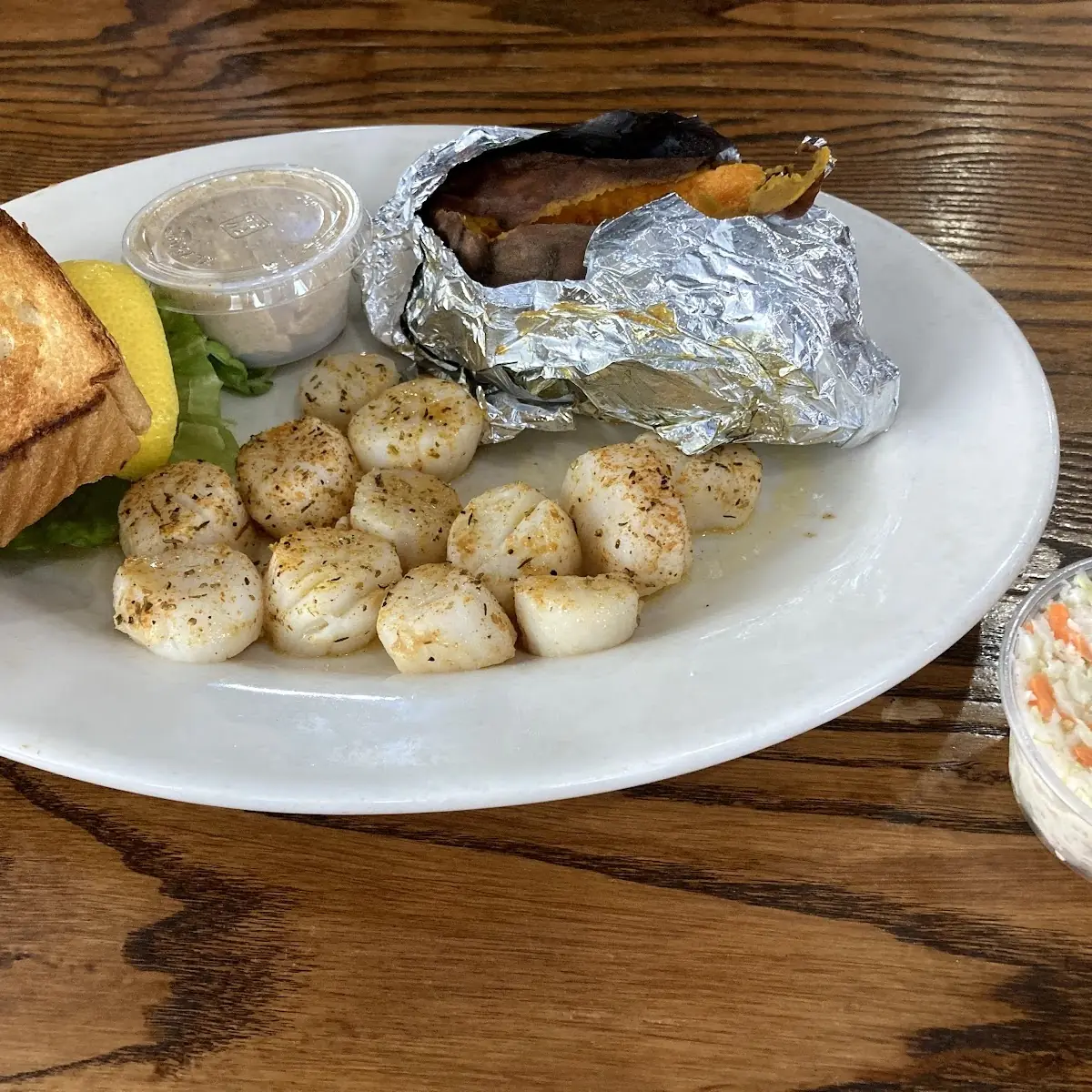 Scallops and Sweet Potatoes