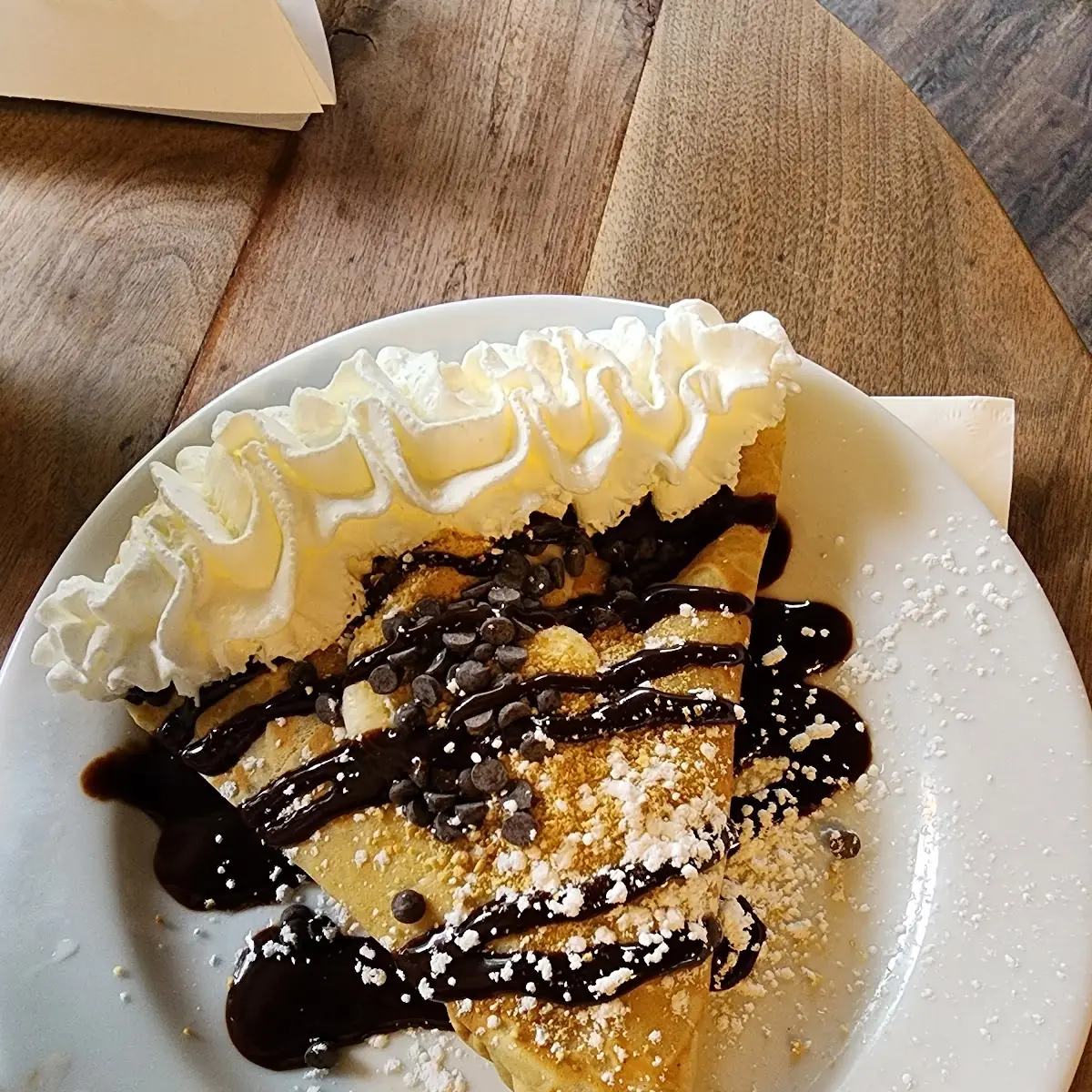Chocolate Cheesecake Crepe