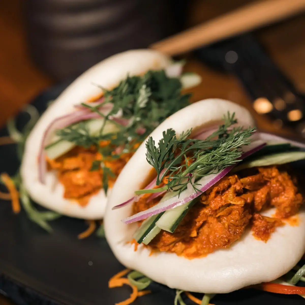 Gochujang Birria Bao Buns