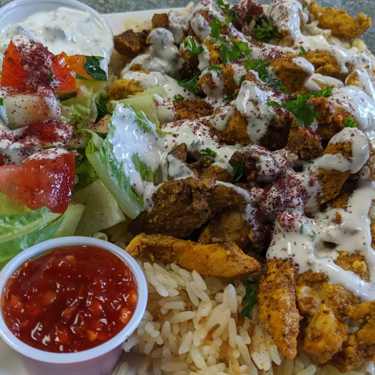 Chicken Shawarma Plate