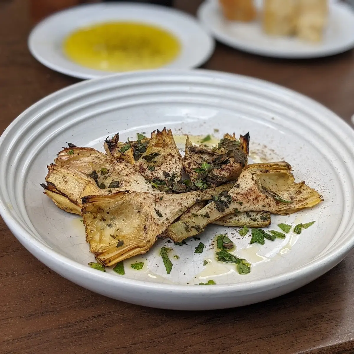 Grilled Artichoke Hearts