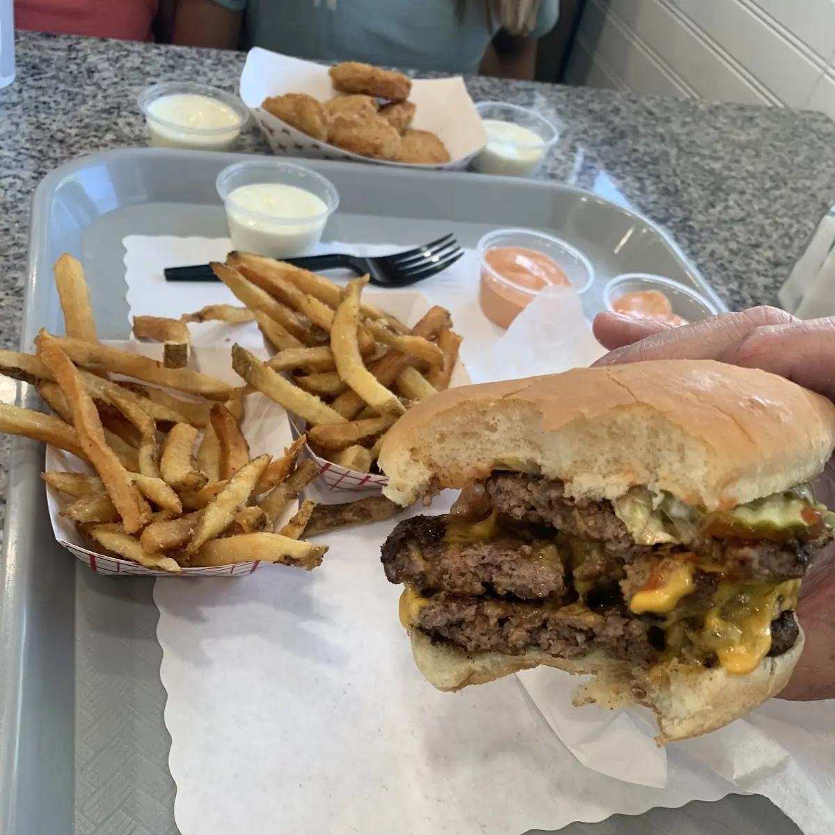 Triple Cheeseburger