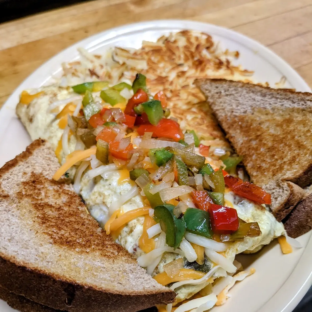 Chicken Fajita Omelet