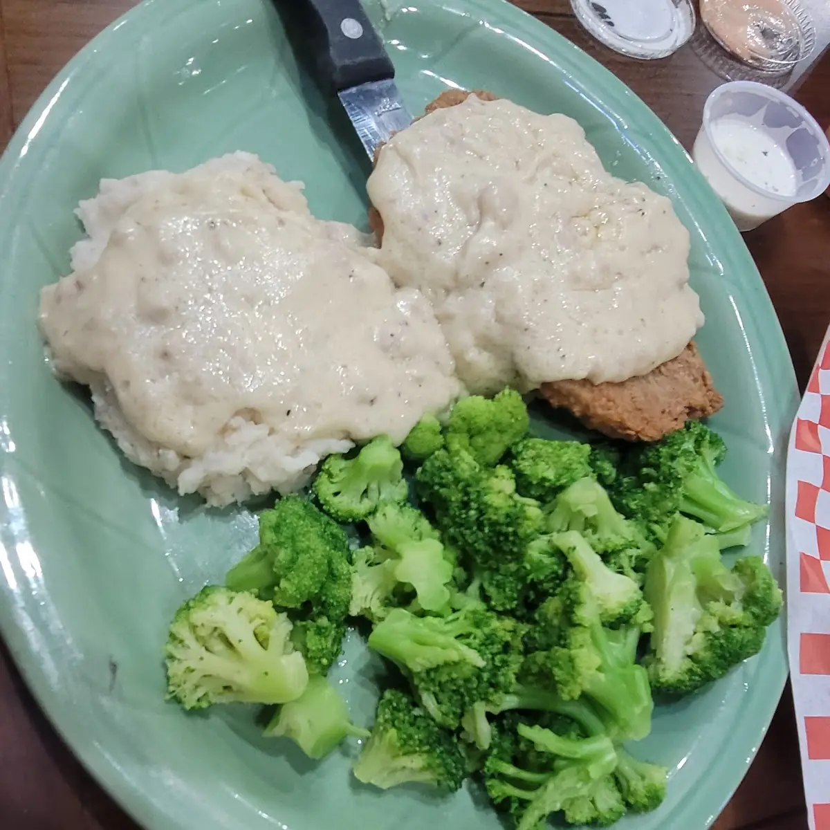 Chicken Fried Steak with Mashed Potatoes