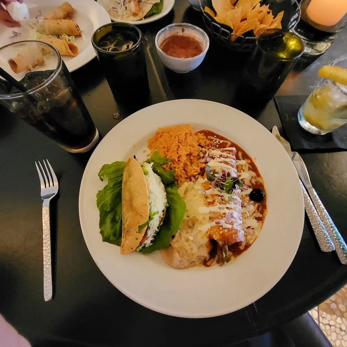 Enchilada Chile Relleno & Taco