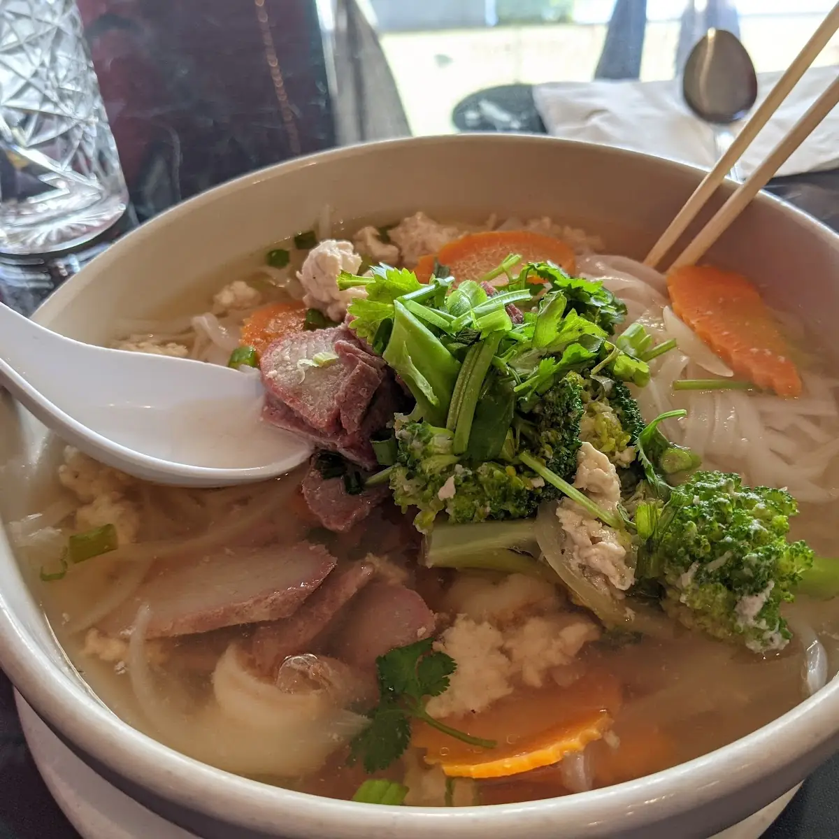Thai Rice Noodle Soup