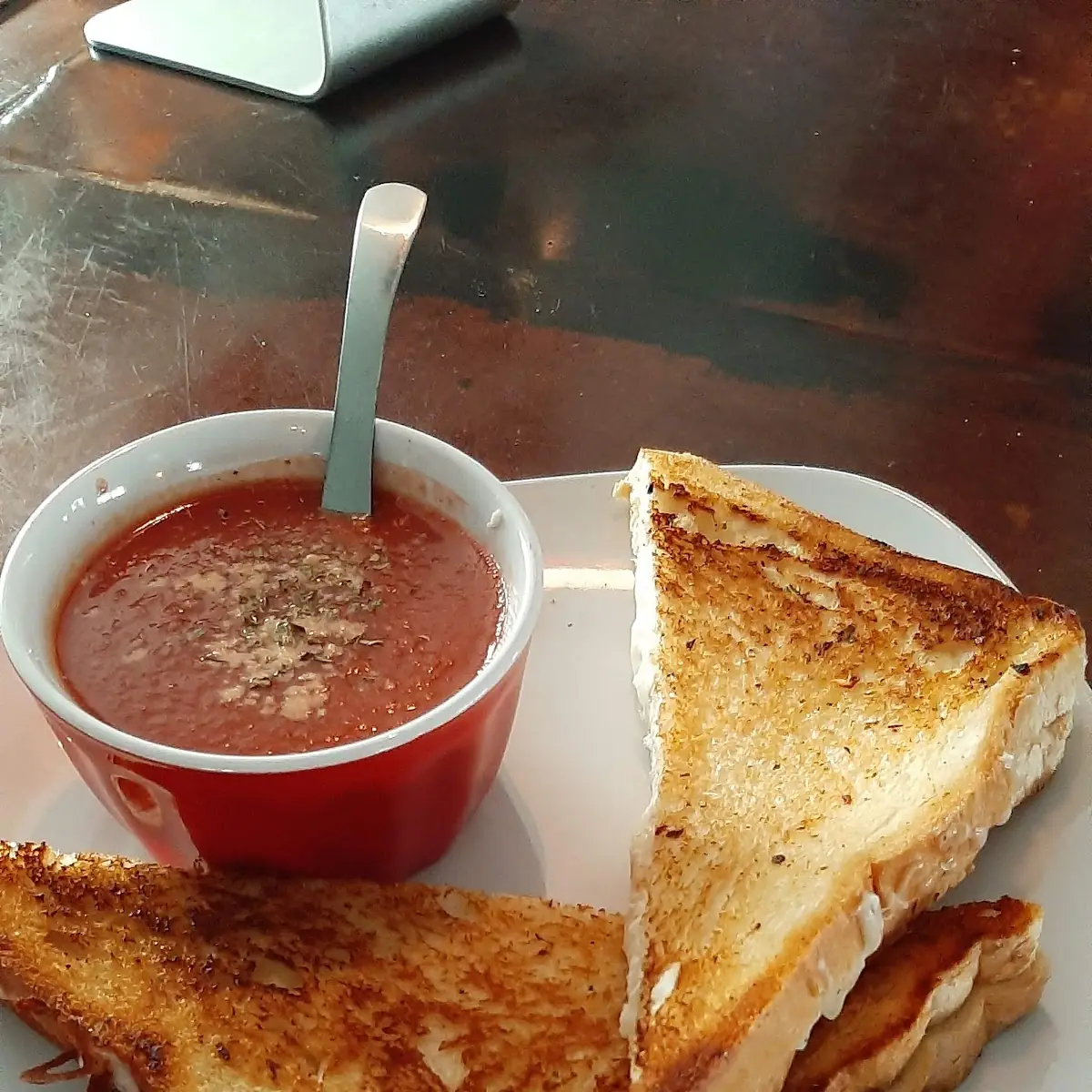 Grilled Cheese and Tomato Soup