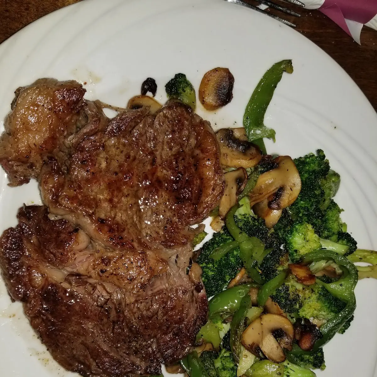 Ribeye with Mixed Vegetables