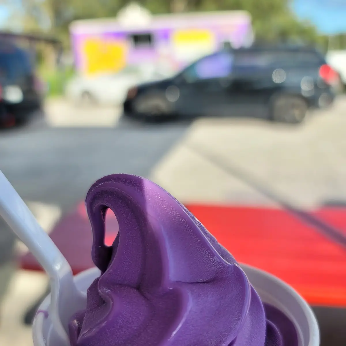 Purple Soft Serve