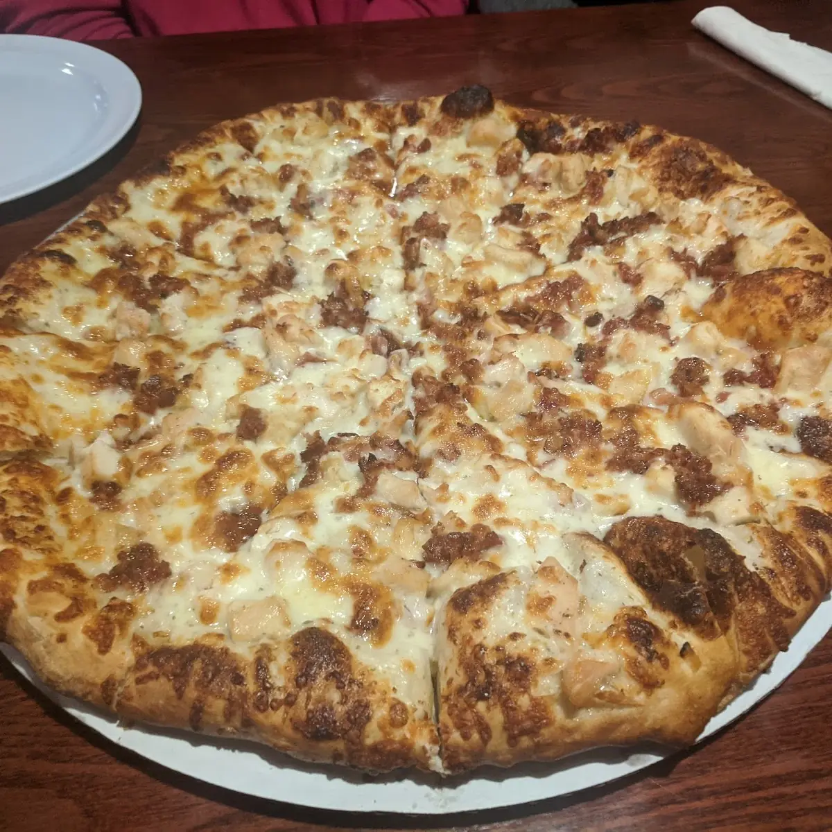 Chicken and Bacon Ranch Pizza