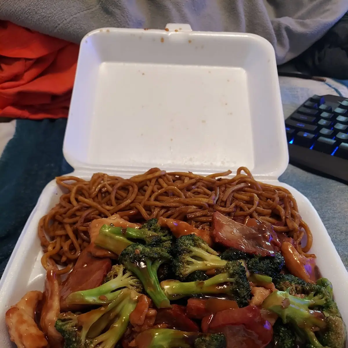 Roast Pork and Broccoli