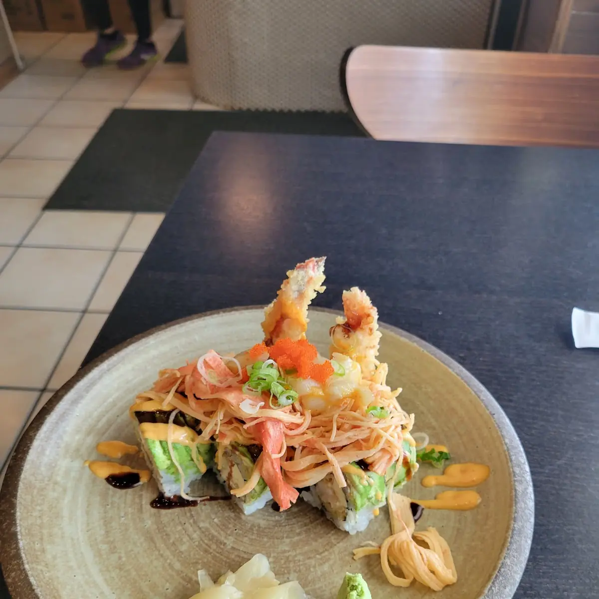 Volcano Roll Cooked