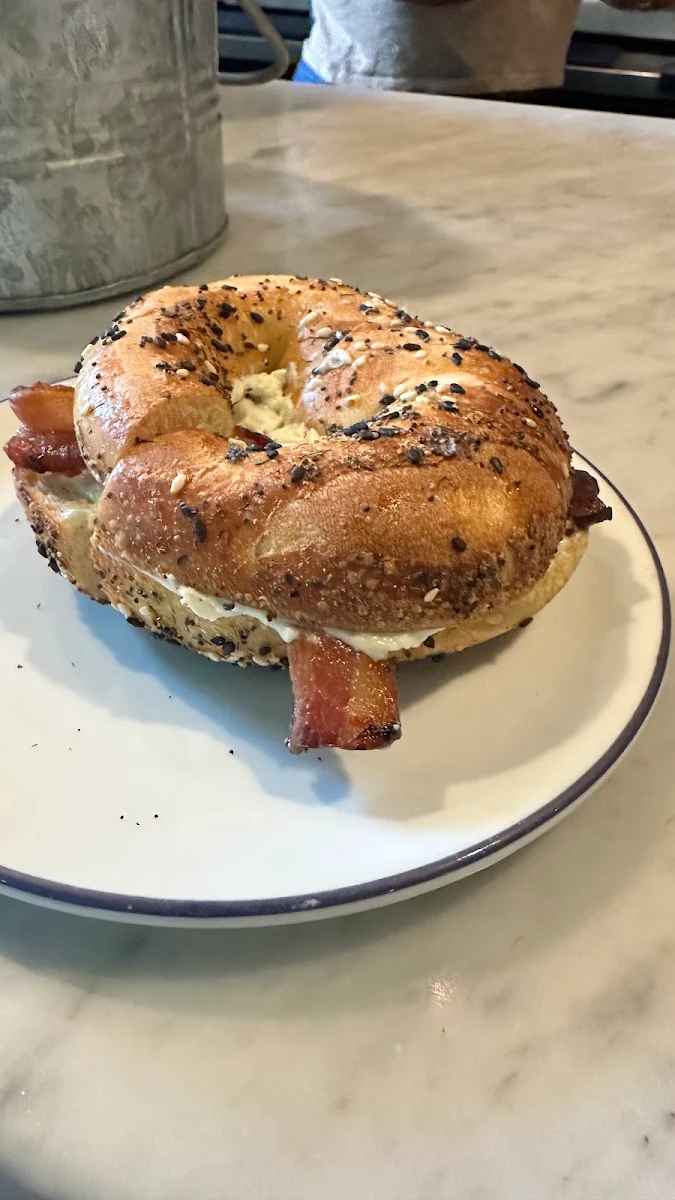 Everything Bagel with Cream Cheese