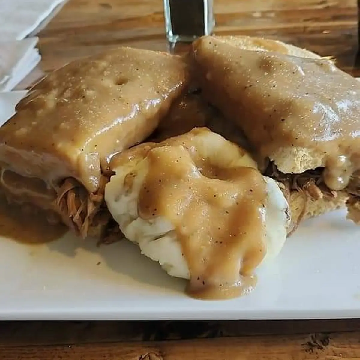 Hot Beef Sandwich