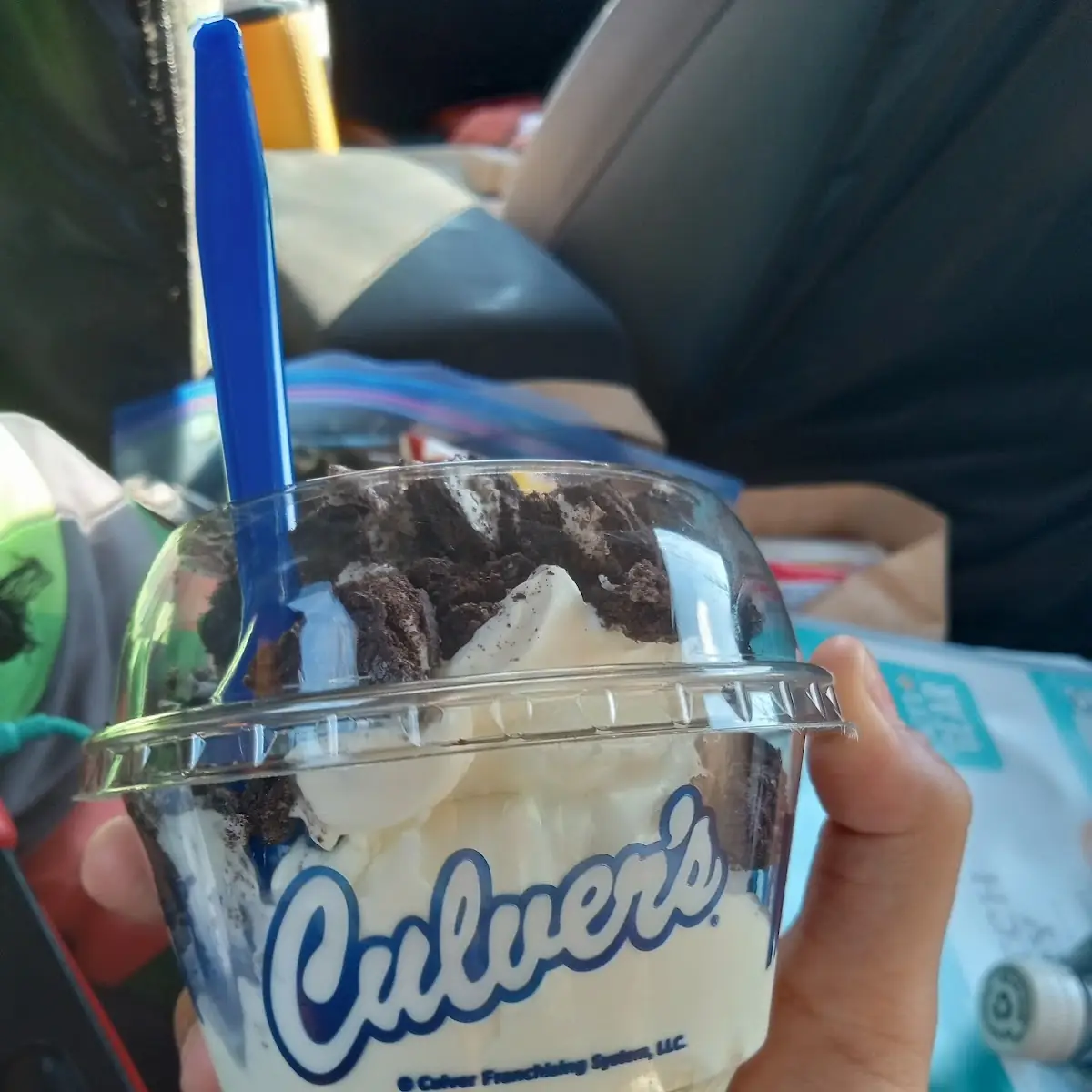 Vanilla Ice Cream with Oreos