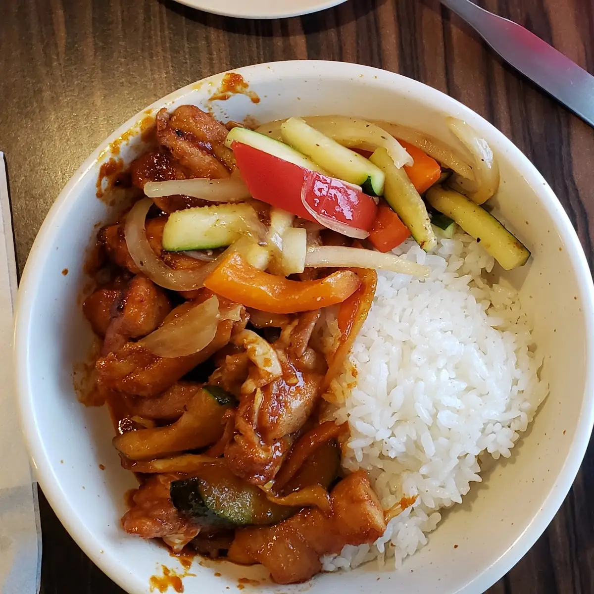 Spicy Chicken Rice Bowl