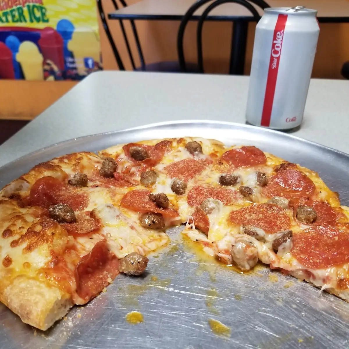 Pepperoni and Sausage Pizza