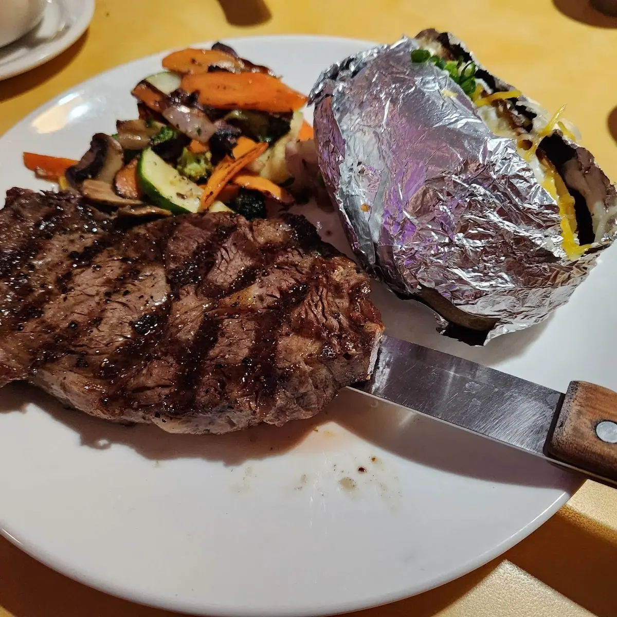 12 Ounce T Bone Steak and New York Strip