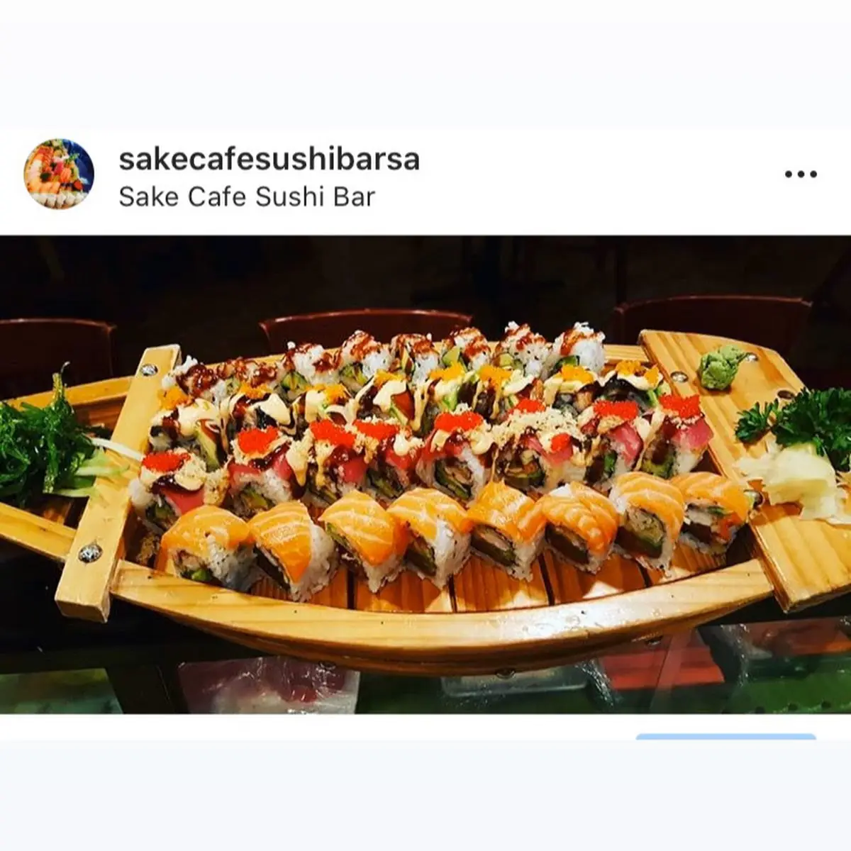 Sushi & Sashimi Boat for Two