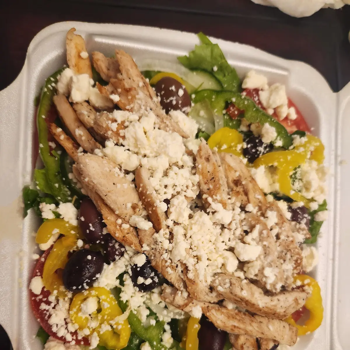 Grill Chicken Greek Salad