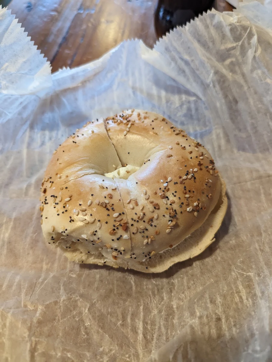 Everything Bagel with Cream Cheese