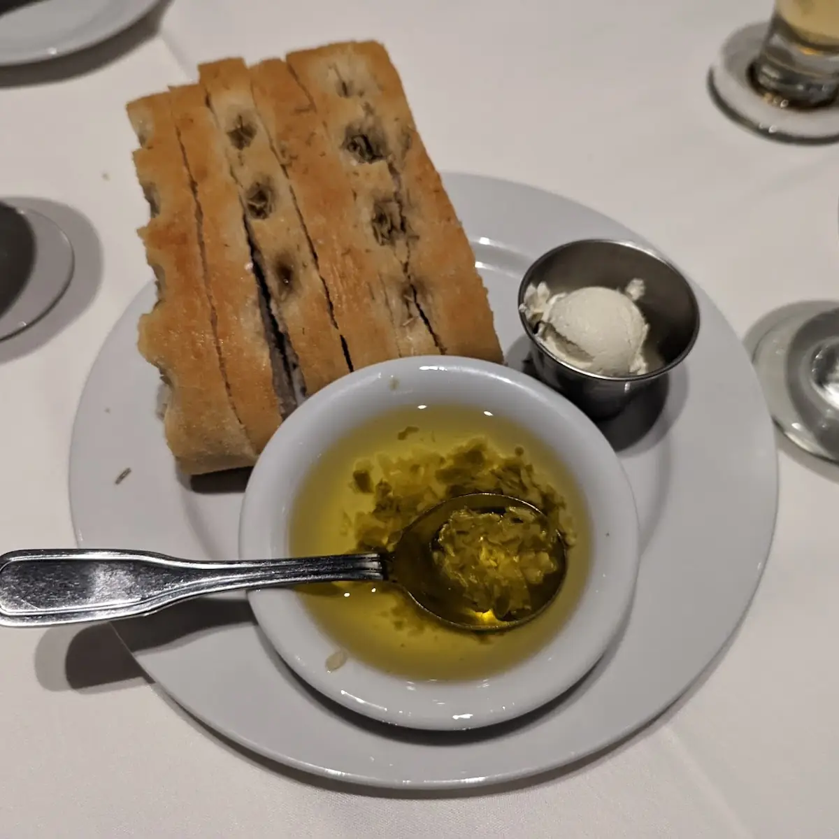 Fresh Herb Bread and Dipping Sauce