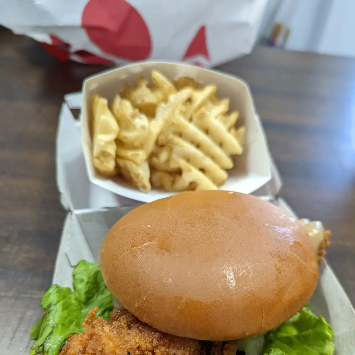 Spicy Chicken Sandwich Deluxe Meal