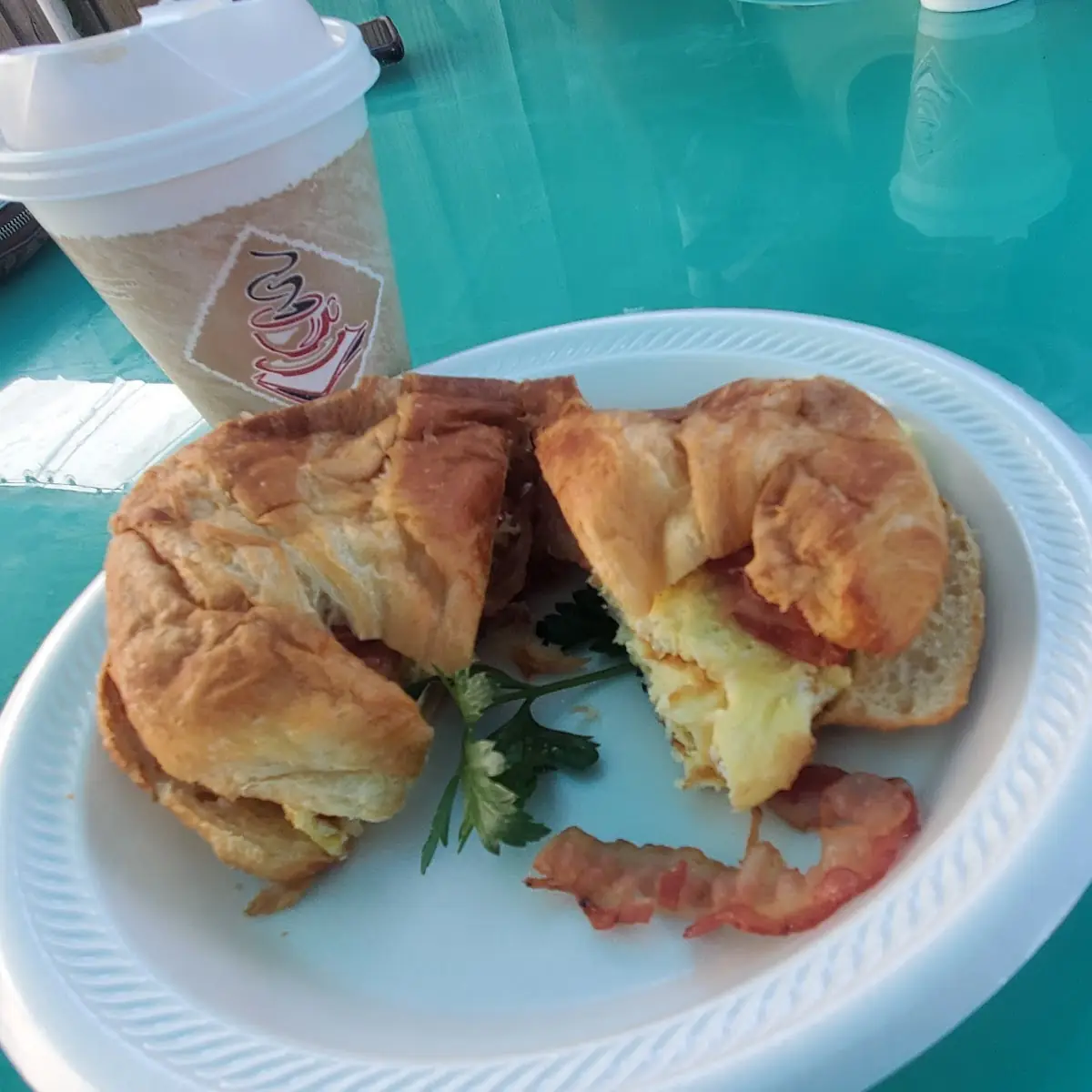 Bacon Egg and Cheese Croissant