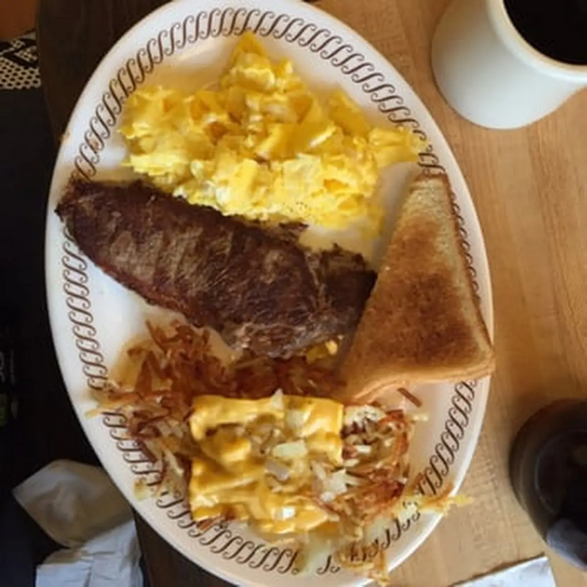 Breakfast Plate with Hash Browns