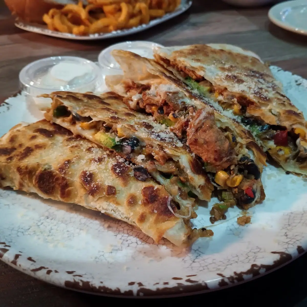 Philly Cheese Quesadilla