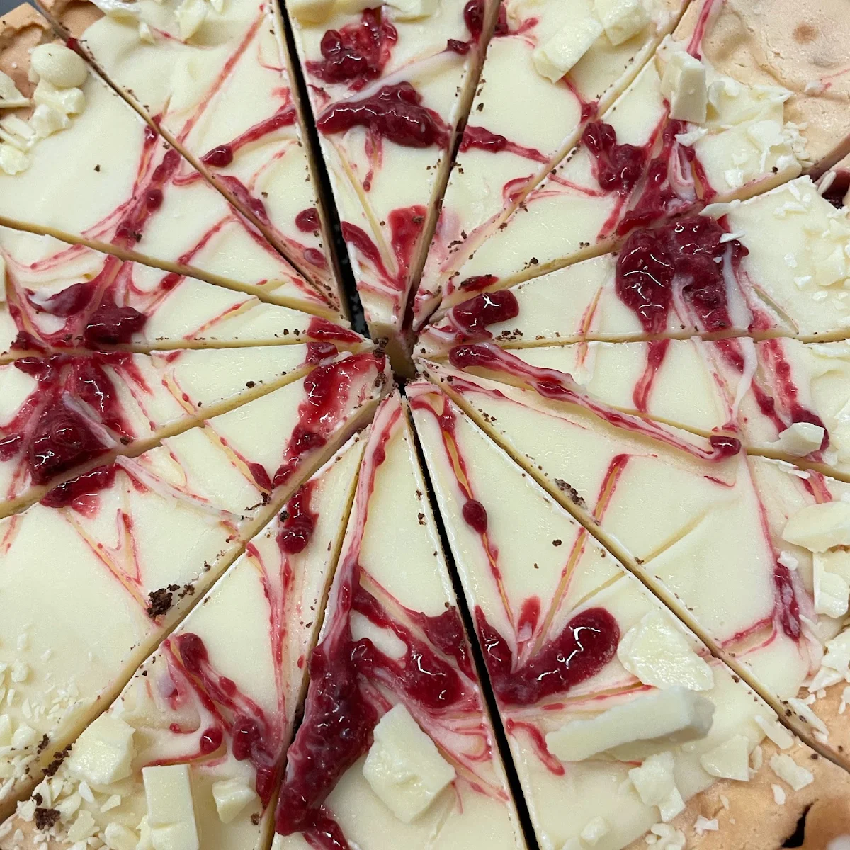 White Chocolate and Raspberry Cheese Cake