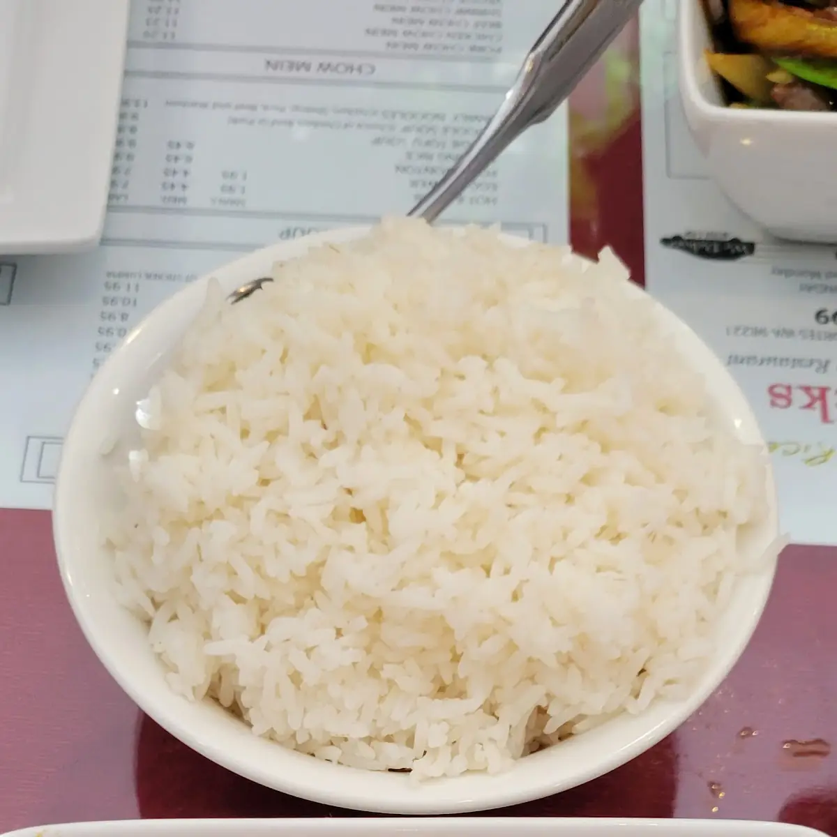 Chicken Broccoli with White Rice