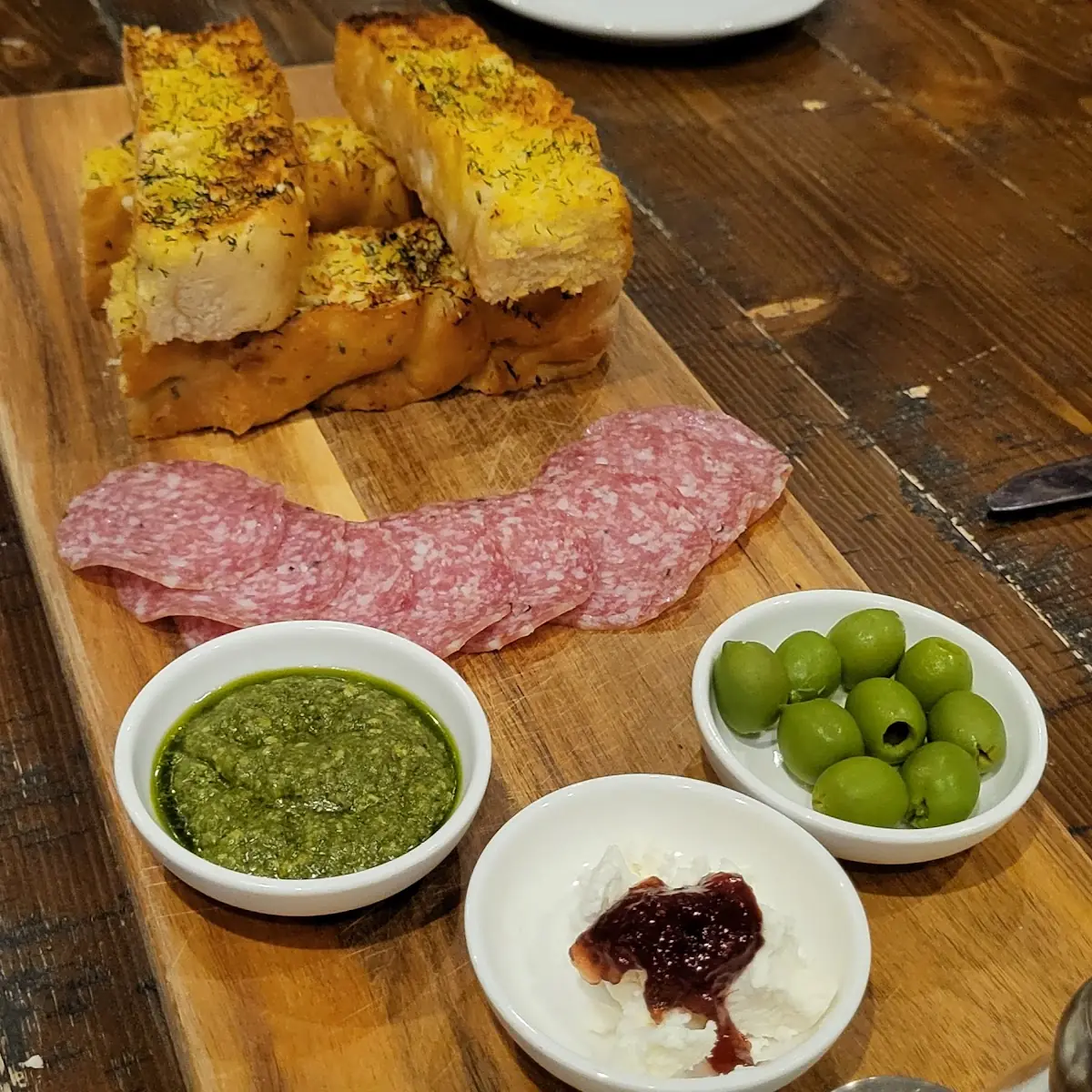 Cheese with Raspberry Jam