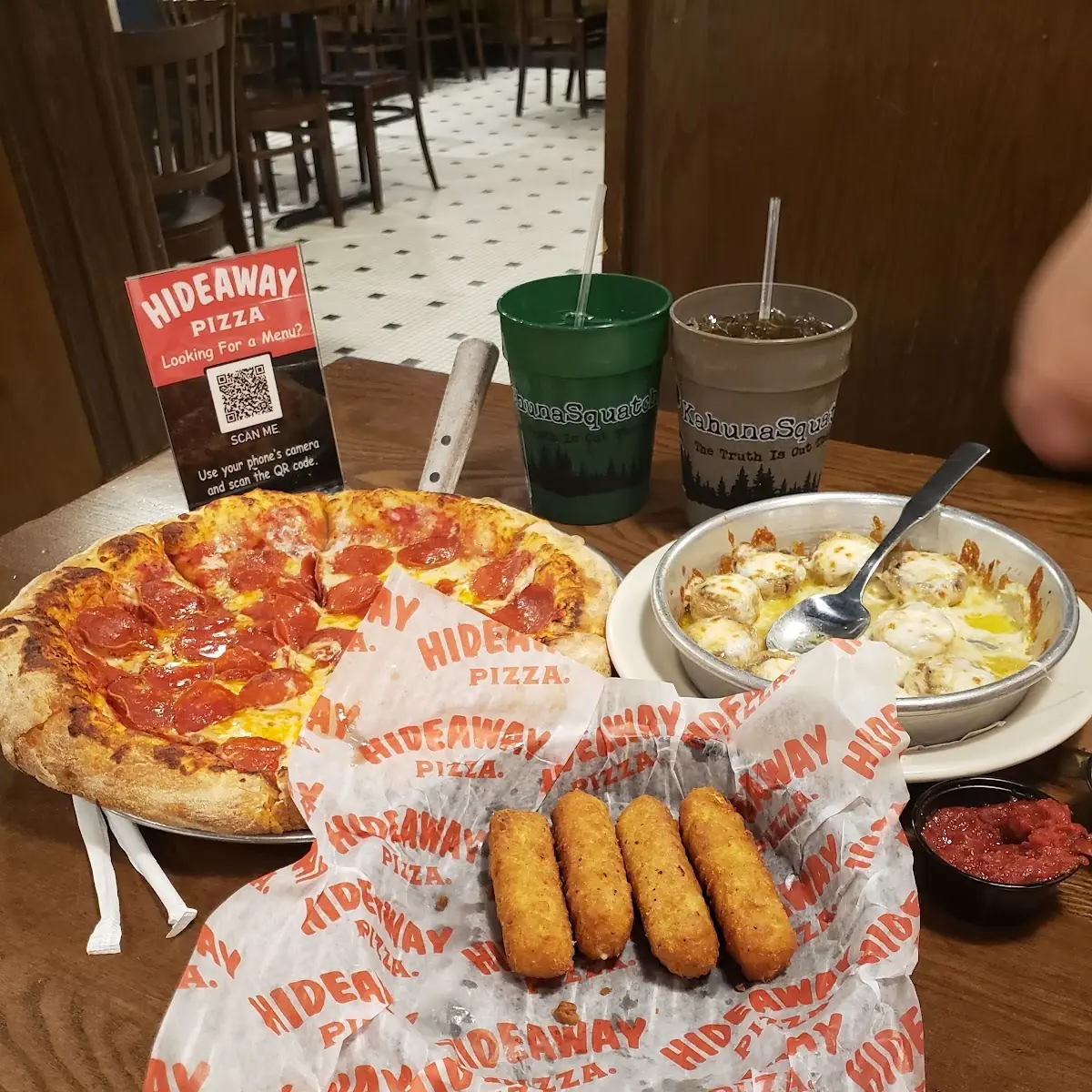 Pepperoni Pizza Stuffed Mushrooms Mozzarella Sticks