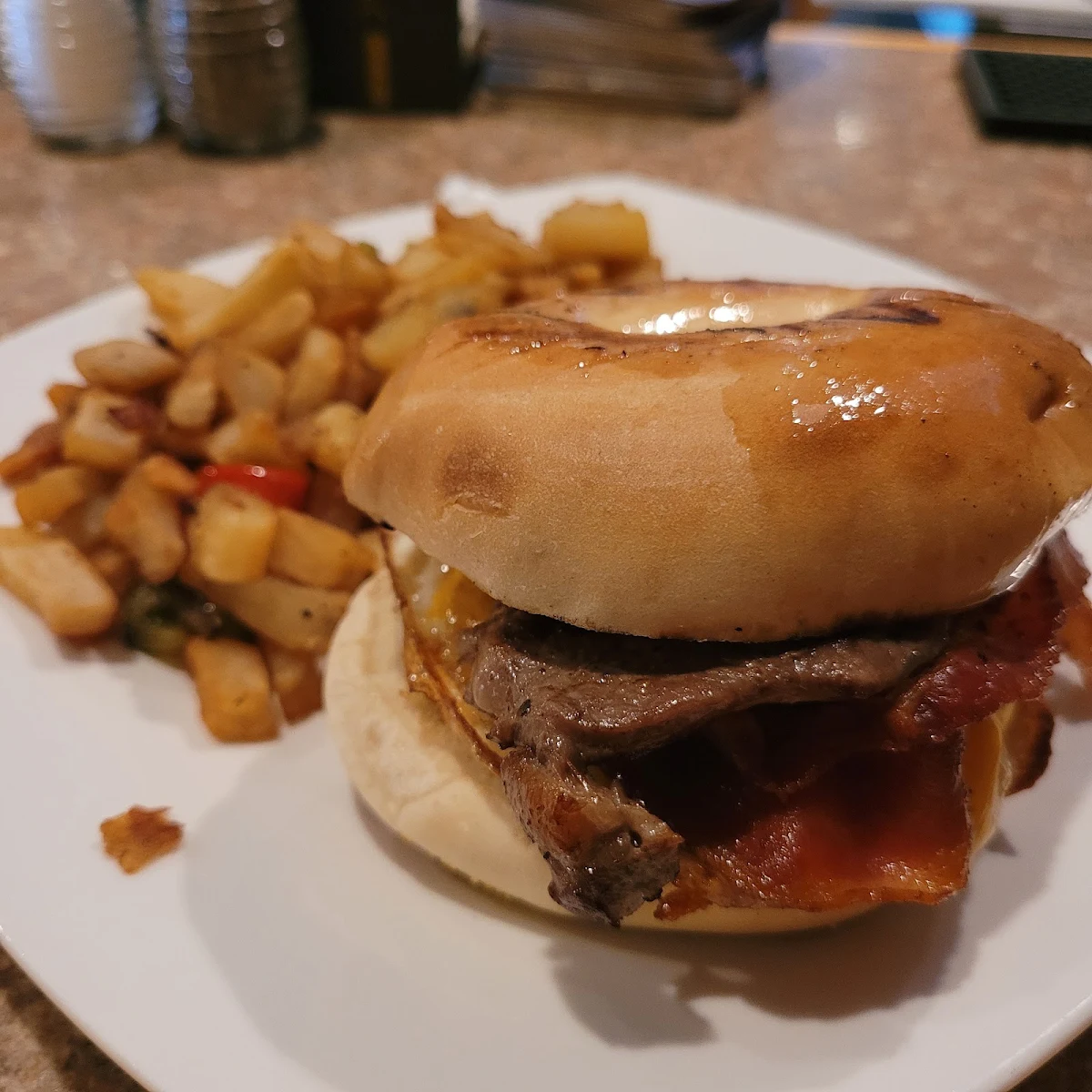 Glazed Donut Smash Burger
