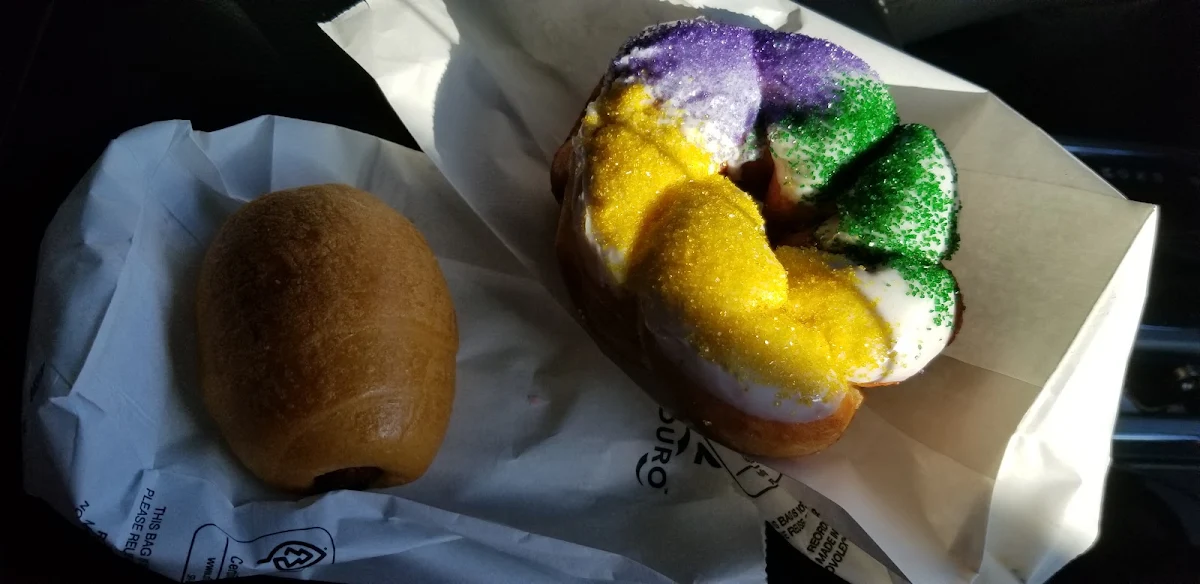 King Cake Donut and Kolache