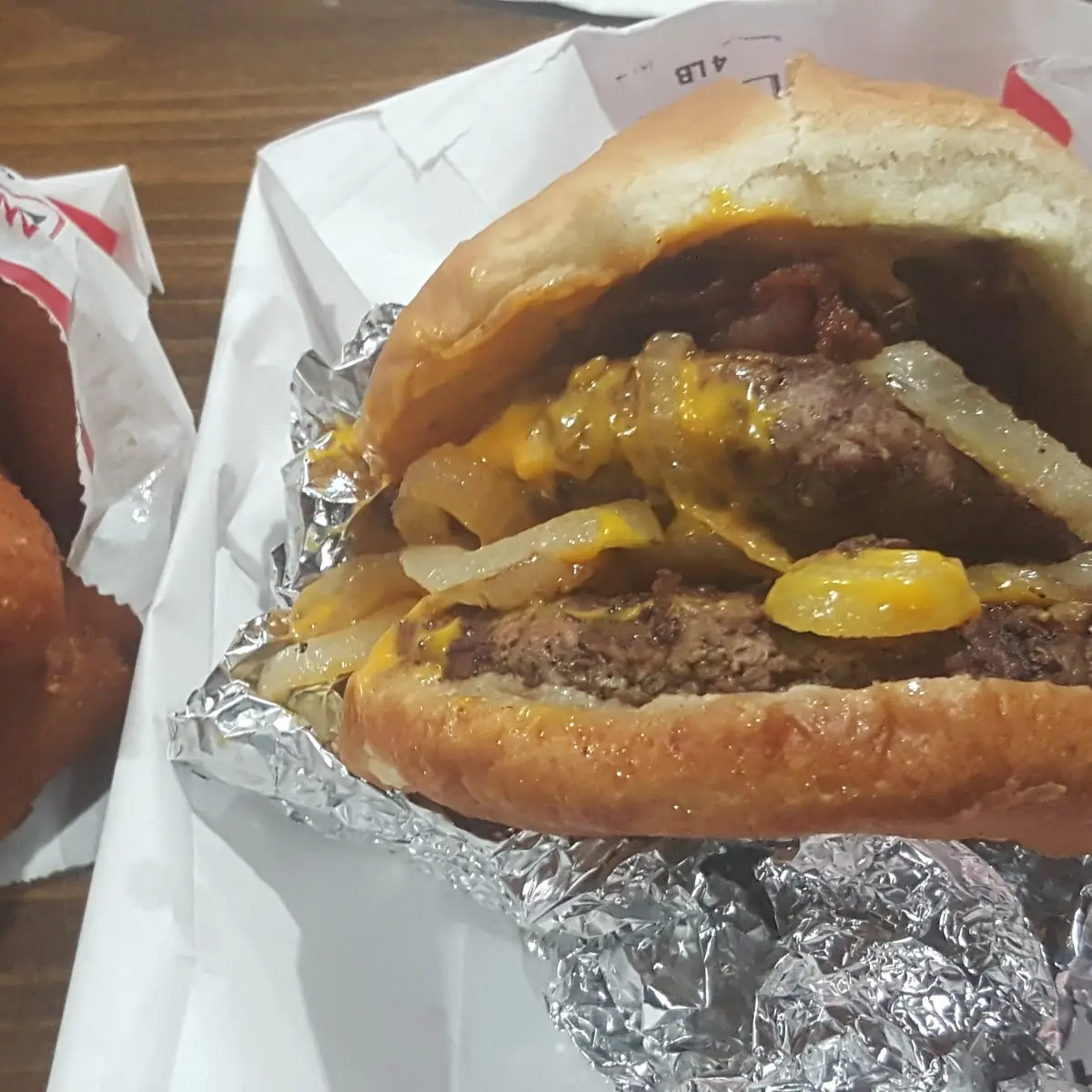 Double Cheeseburger & Hash Browns