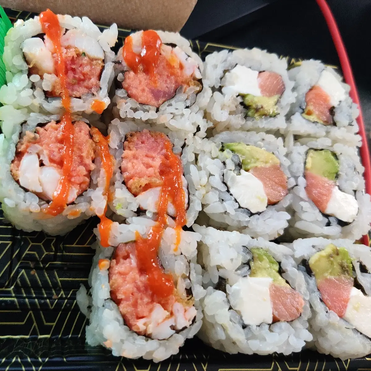 Meccan Roll and Smoked Salmon Roll