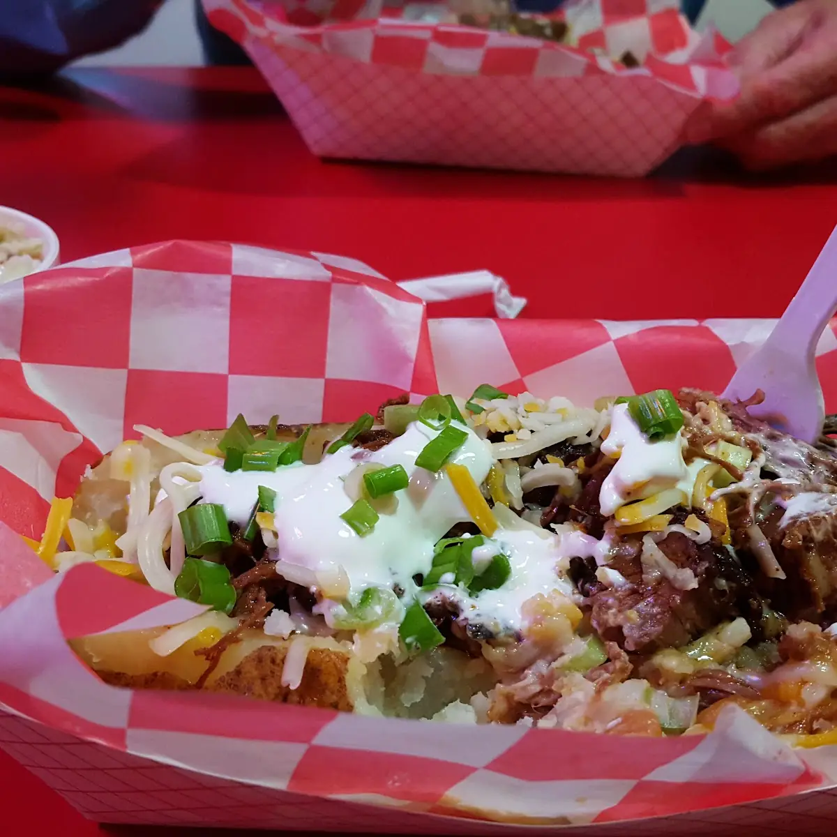 Loaded Baked Potato with Brisket