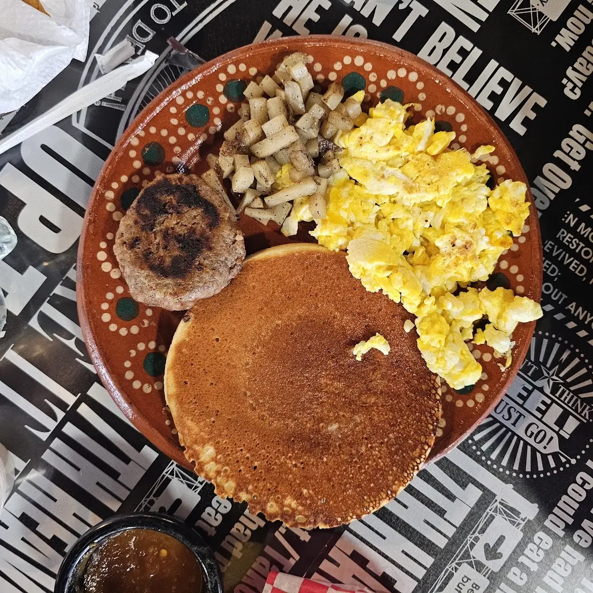 Pancakes and Eggs