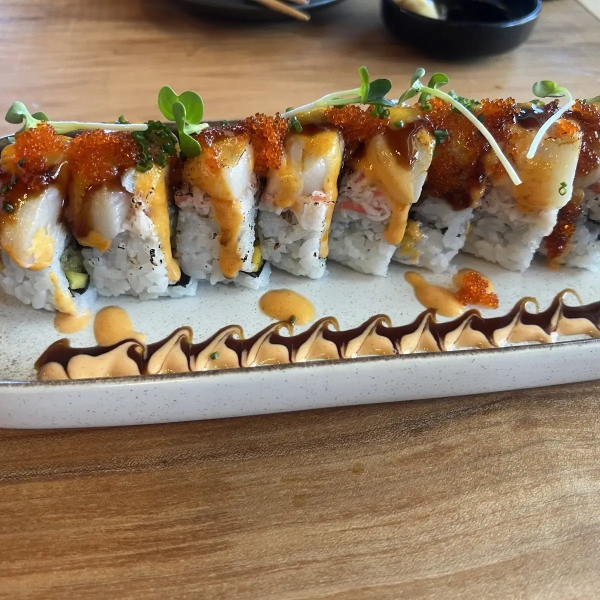 Rainbow Roll with Tuna