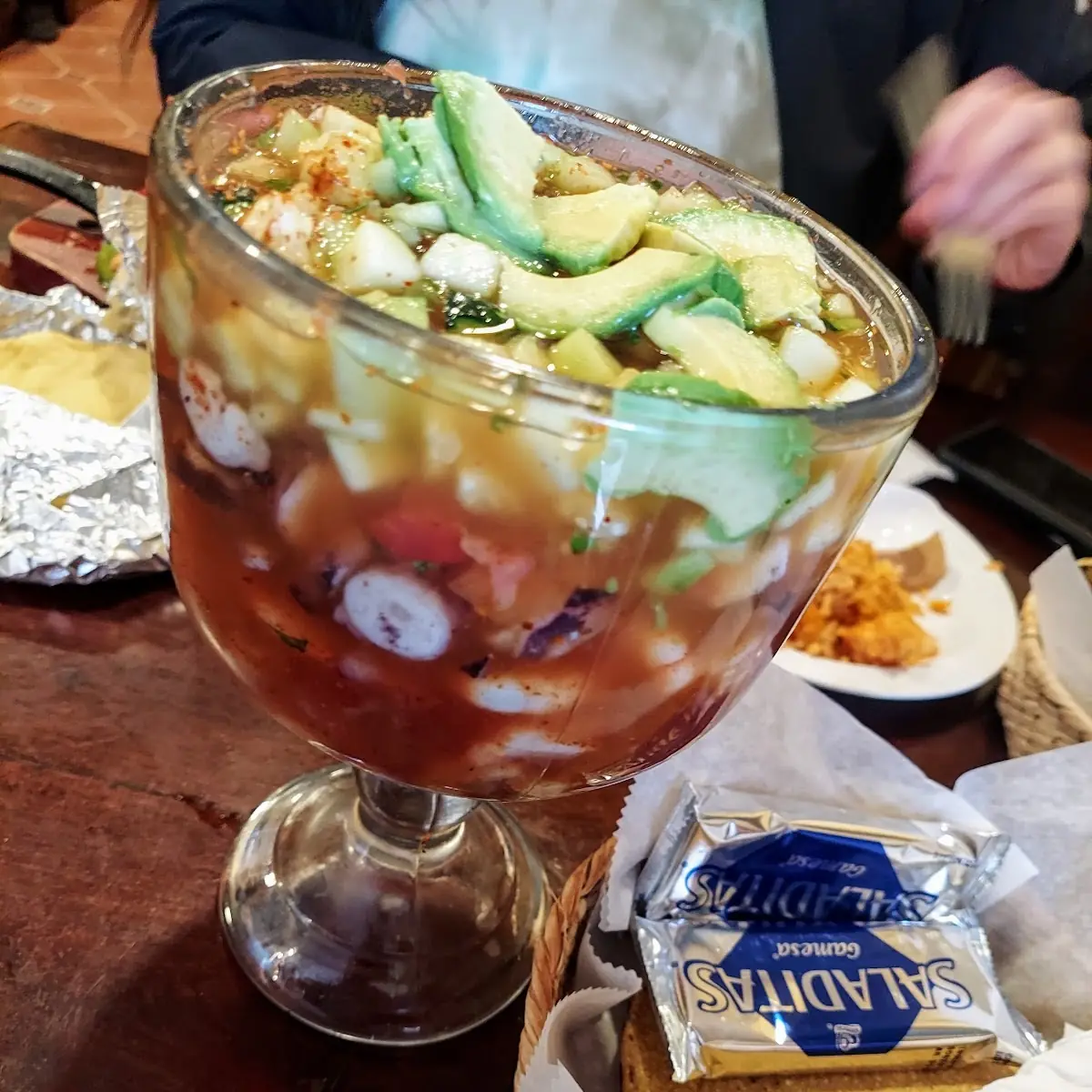 Shrimp and Octopus Cocktail