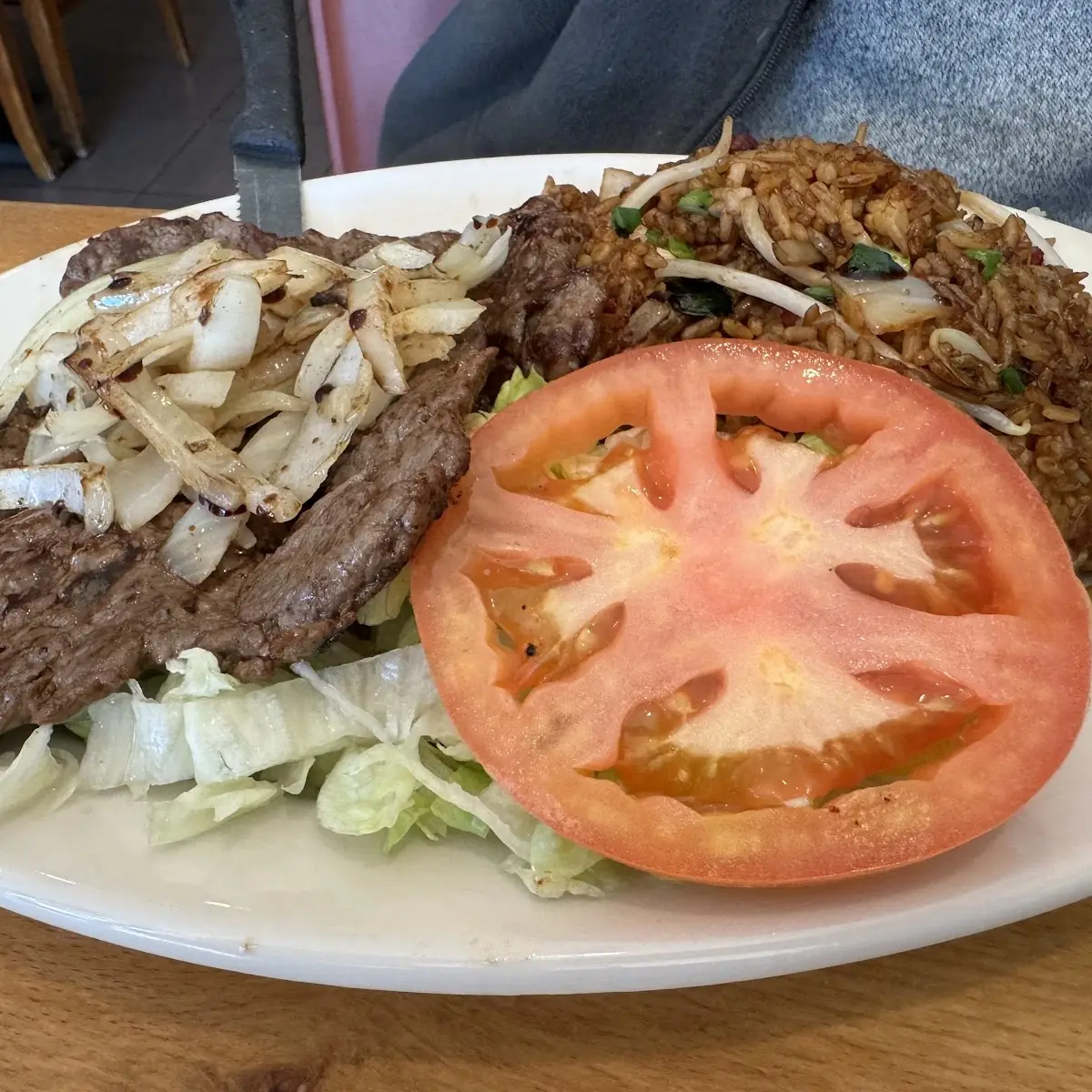 Beef Fried Rice and Salad Combo