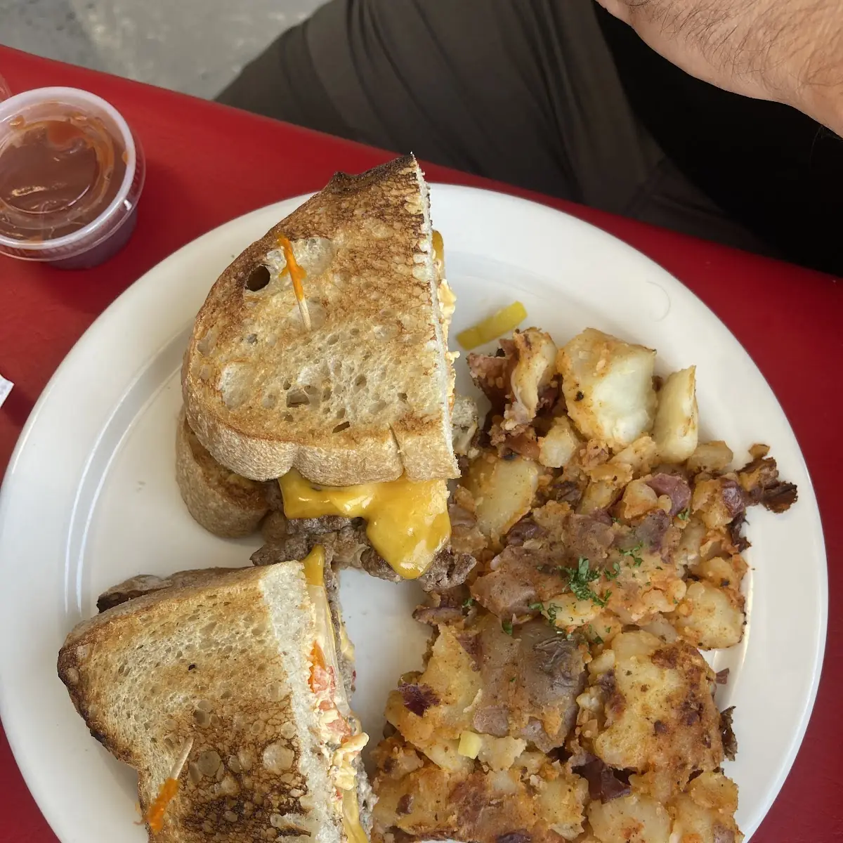 Patty Melt on Sourdough