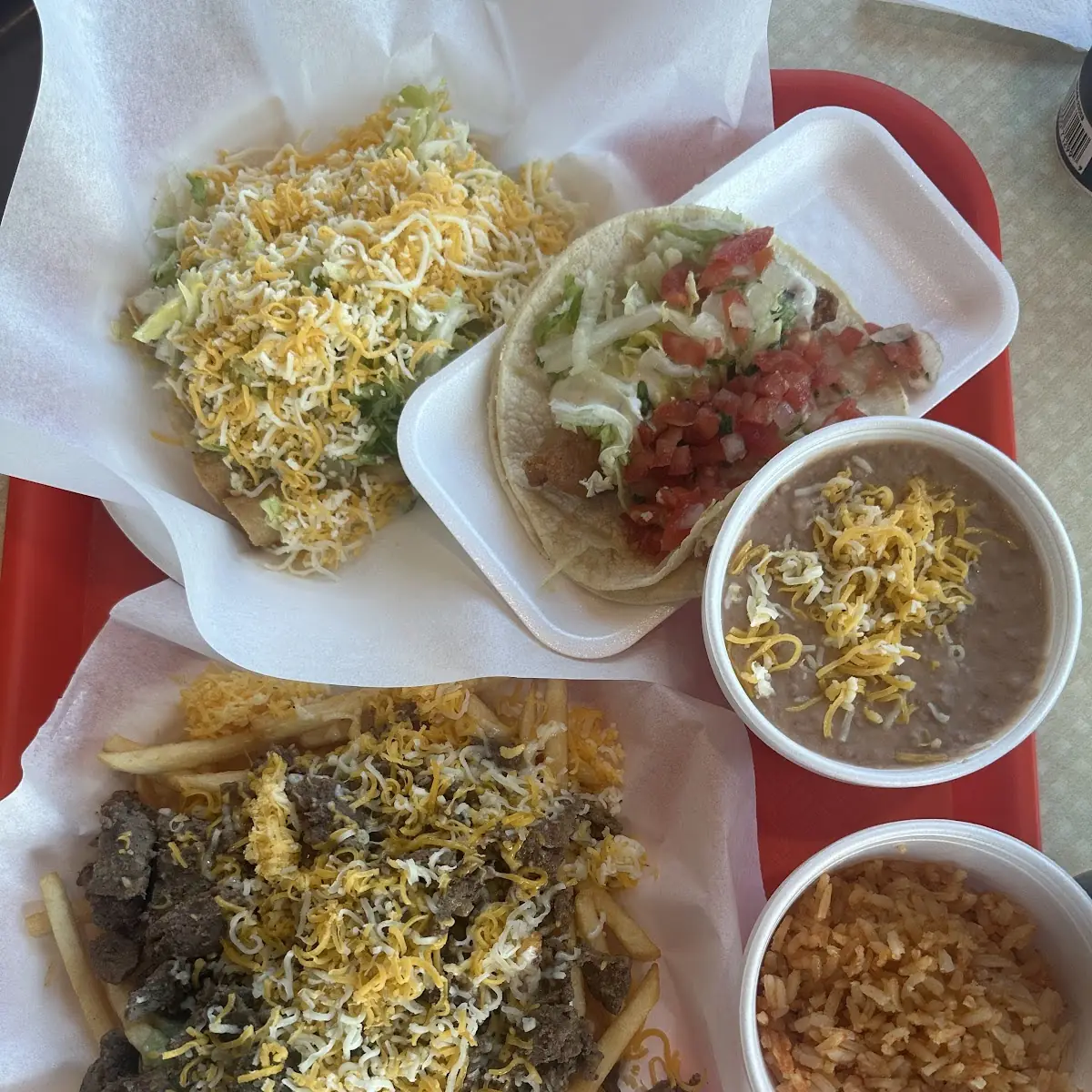 Rolled Tacos Carne Asada Fries Beef Taco