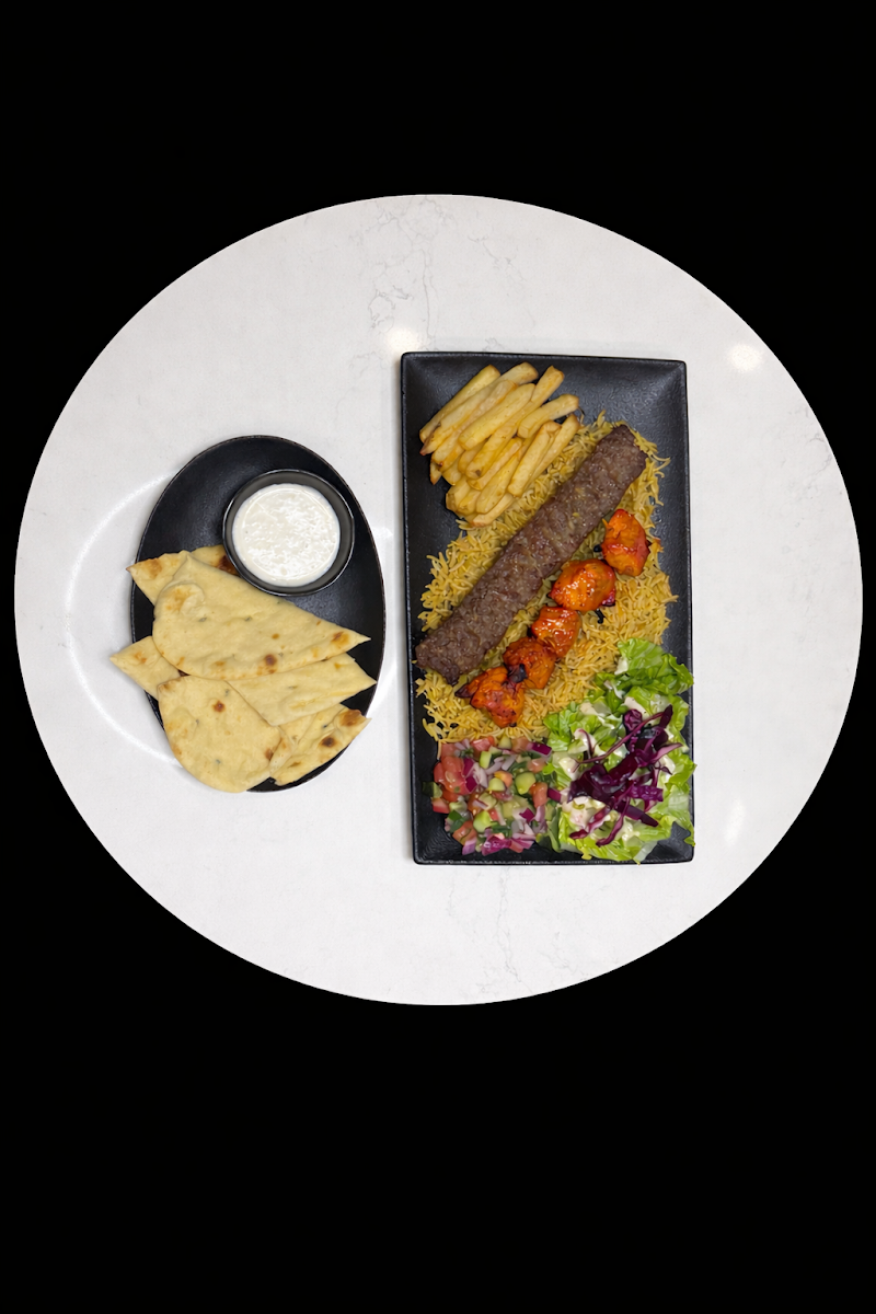 Kabob Platters, D-Luxé Cafe & Lounge