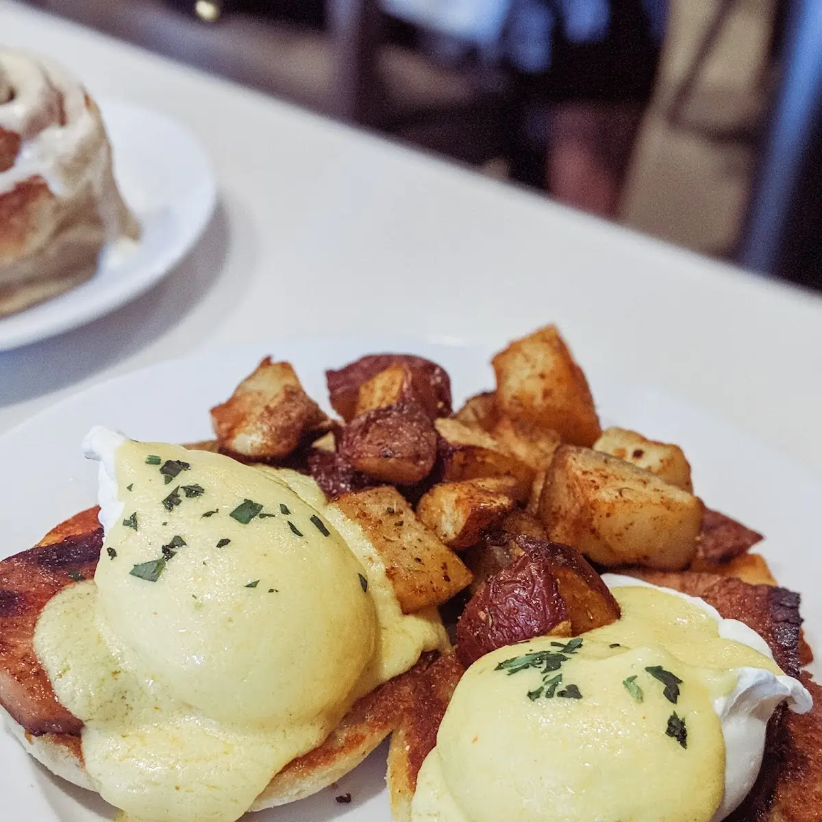 Eggs Benedict with Potatoes