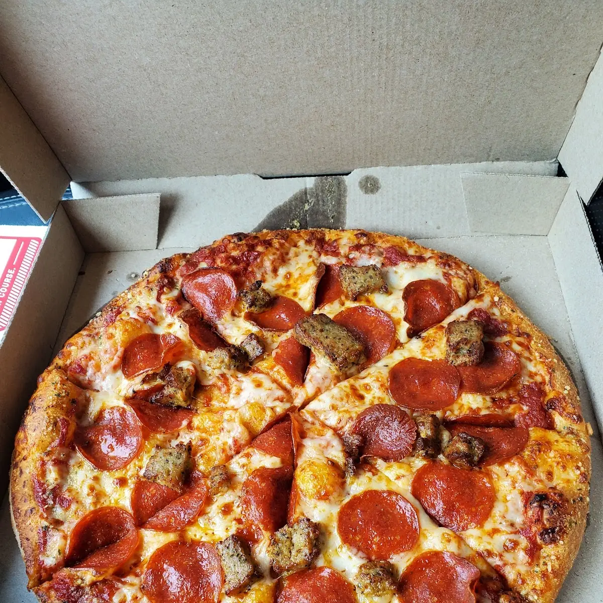 Pepperoni Sausage Pizza